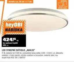 OBI Led stropní svítidlo „avalis" nabídka