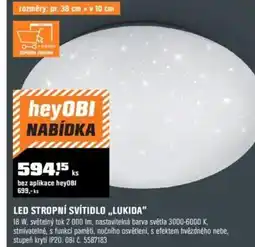 OBI Led stropní svítidlo „lukida" nabídka