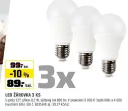 OBI Led žárovka nabídka