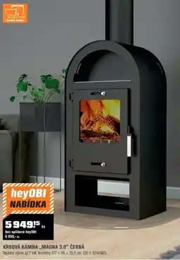 OBI Krbová kamna „magna 3.0” černá nabídka