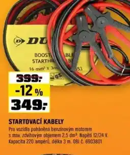 OBI Startovací kabely nabídka