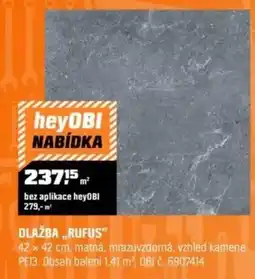 OBI Dlažba „rufus" nabídka