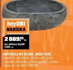 OBI Umyvadlo na desku „wba-7030" nabídka