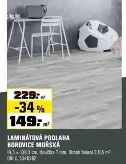 OBI Laminátová podlaha borovice mořská nabídka