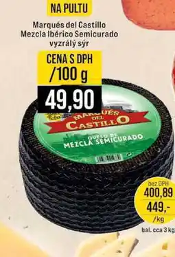 Jip Marqués del Castillo Mezcla Ibérico Semicurado vyzrálý sýr 100 g nabídka