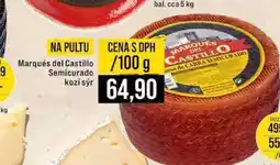 Jip Marqués del Castillo Semicurado kozi sýr 100 g nabídka