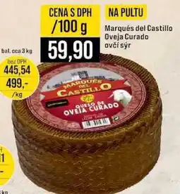 Jip Marqués del Castillo Oveja Curado ovčí sýr 100 g nabídka