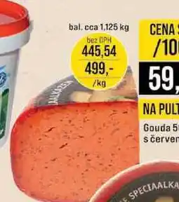 Jip Gouda 50% s červeným pestem 100 g nabídka