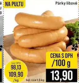 Jip Párky libové 100 g nabídka