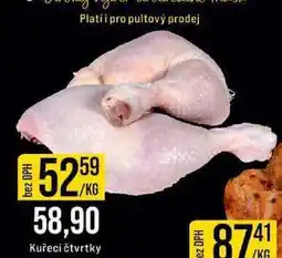 Jip Kuřecí čtvrtky 1 kg nabídka