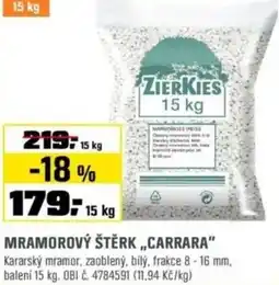 OBI Mramorový štěrk,,carrara" nabídka