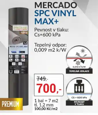 Baumax Mercado spc vinyl max+ nabídka