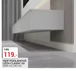 Baumax Mdf podlahová lišta classic 60 nabídka