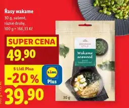 Lidl ŘASY WAKAME nabídka