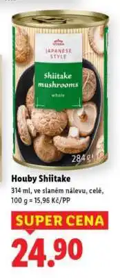Lidl Houby Shiitake nabídka
