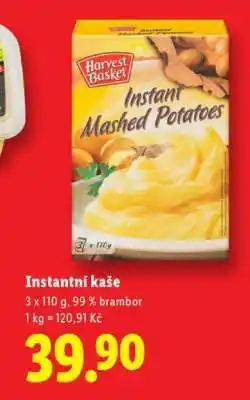 Lidl Instantní kaše nabídka
