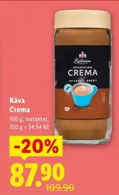Lidl KÁVA CREMA nabídka