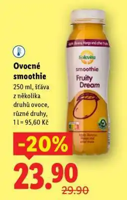 Lidl OVOCNÉ SMOOTHIE nabídka