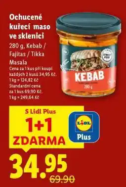 Lidl OCHUCENÉ KUŘECÍ MASO VE SKLENICI nabídka