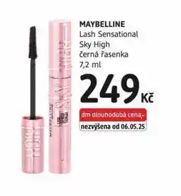 dm drogerie Maybelline černá řasenka nabídka