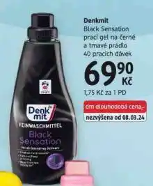 dm drogerie Denkmit prací gel nabídka