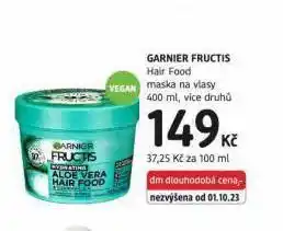 dm drogerie Garnier fructis maska na vlasy nabídka