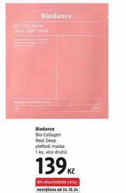 dm drogerie Biodance pleťová maska nabídka