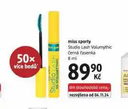 dm drogerie Miss sporty černá řasenka nabídka