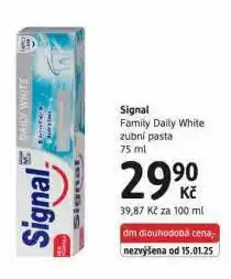 dm drogerie Signal zubní pasta nabídka