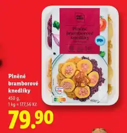 Lidl Plněné bramborové knedlíky nabídka