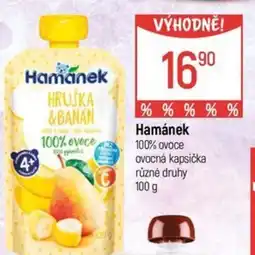 Globus Hamánek 100% ovoce ovocná kapsička nabídka