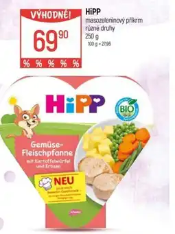 Globus HiPP masozeleninový příkrm nabídka