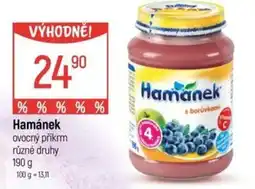 Globus Hamánek ovocný příkrm nabídka