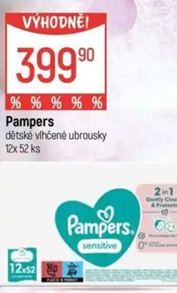Globus Pampers dětské vlhčené ubrousky nabídka