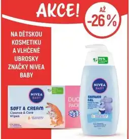 Globus Na dětskou kosmetiku a vlhčené ubrosky značky nivea baby nabídka