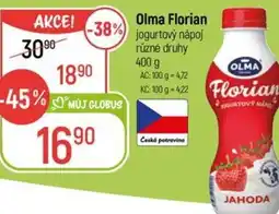 Globus Olma Florian jogurtový nápoj nabídka