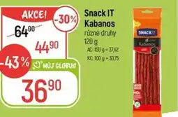 Globus Snack IT Kabanos nabídka