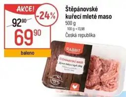 Globus Štěpánovské kuřecí mleté maso nabídka