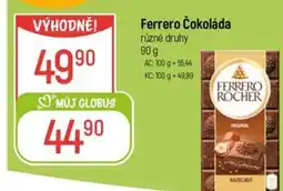 Globus Ferrero Čokoláda nabídka