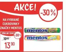 Globus Na vybrané cukrovinky značky mentos nabídka