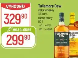Globus Tullamore Dew irská whiskey 35-40% nabídka