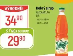 Globus Dobrý sirup nabídka