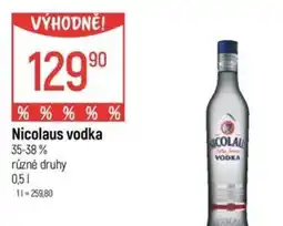 Globus Nicolaus vodka 35-38% nabídka