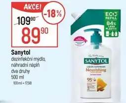 Globus SANYTOL dezinfekční mýdlo nabídka