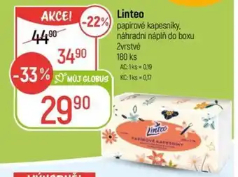 Globus Linteo papírové kapesníky nabídka