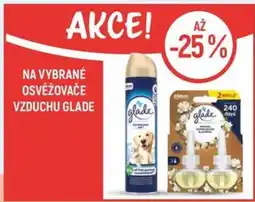 Globus Na vybrané osvěžovače vzduchu Glade nabídka