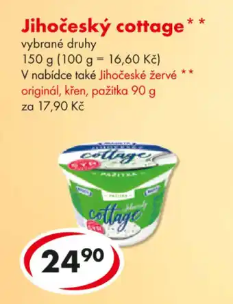 CBA Jihočeský cottage nabídka