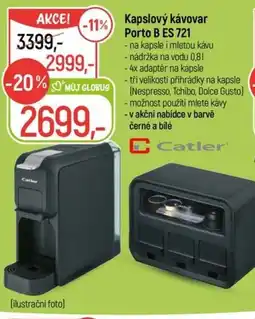 Globus Kapslový kávovar Porto B ES 721 nabídka
