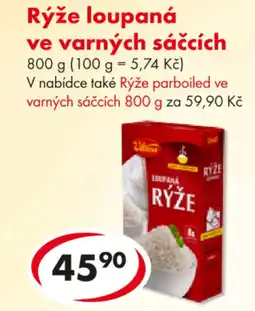 CBA Rýže loupaná ve varných sáčcích nabídka