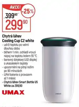 Globus Chytrá láhev Cooling Cup C2 white nabídka